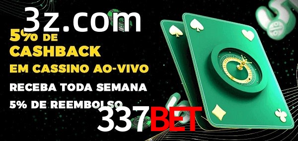 Promoções do cassino ao Vivo 337BET